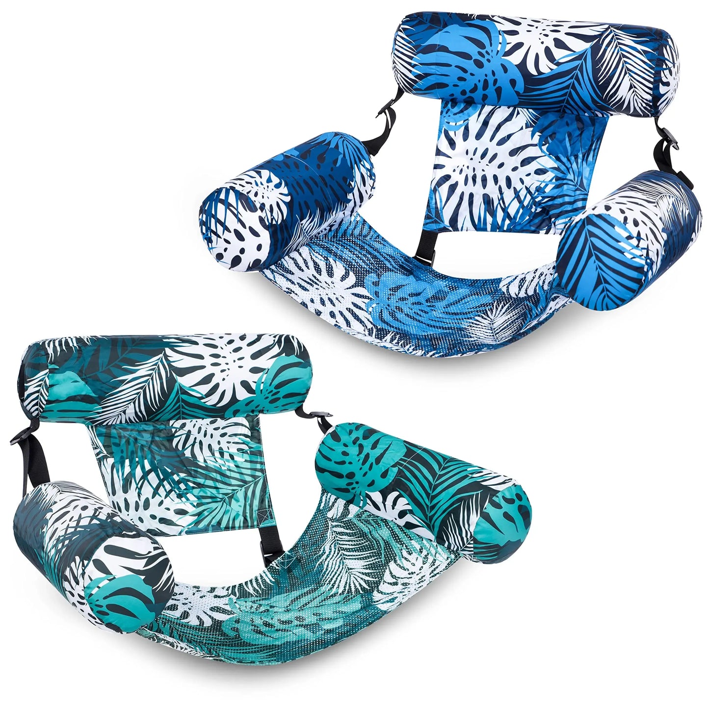 Inflatable Floating Lounge Chair for Adults – 1 or 2 Pack