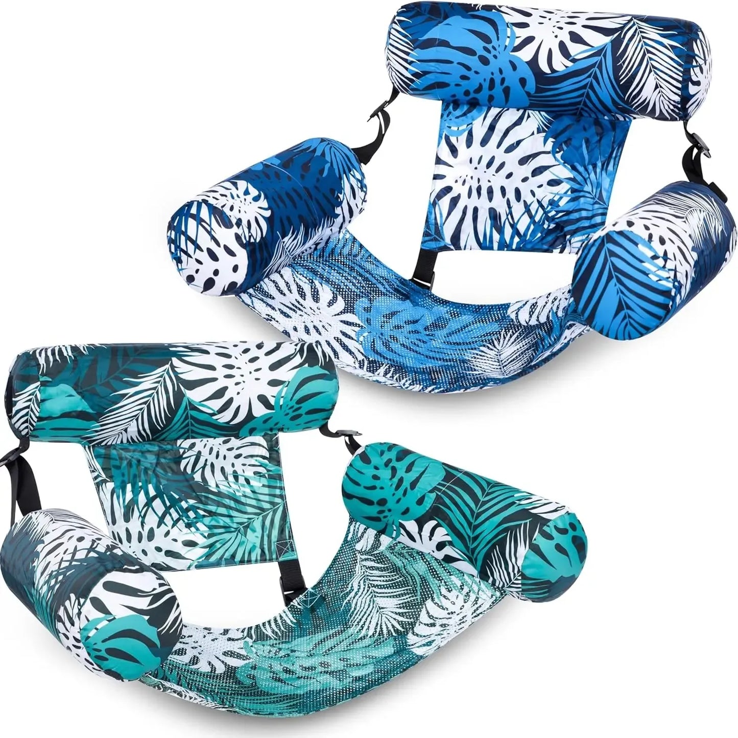 Inflatable Floating Lounge Chair for Adults – 1 or 2 Pack
